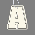 Letter "A" Air Freshener Tag